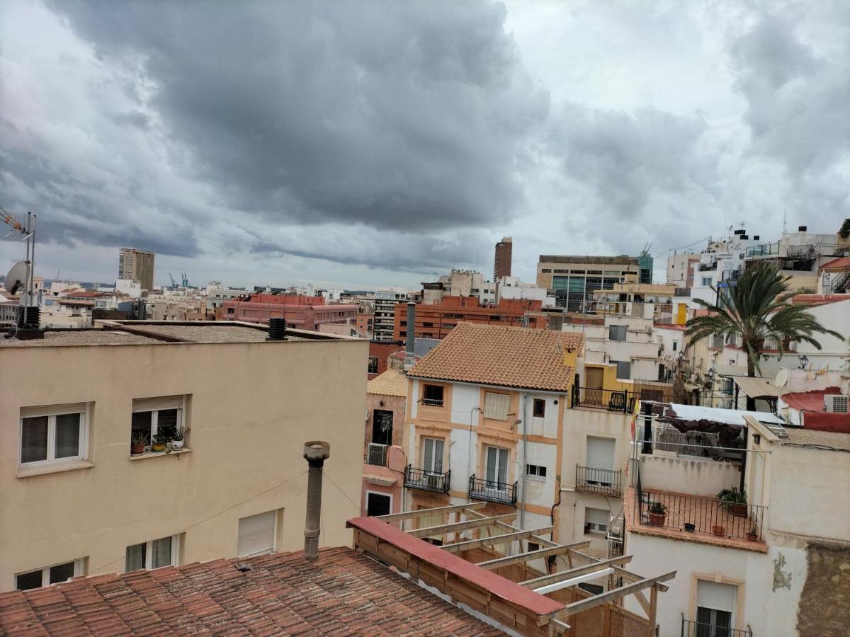 Private Terrace-Romantic-Sea, Castle Views-Central Alicante Extérieur photo